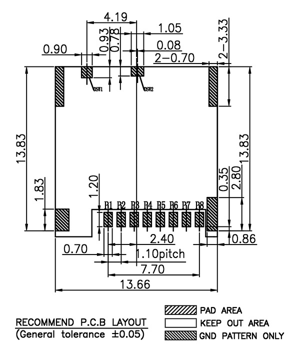 超薄自弹式tf卡座tf-108替代富士康tf卡座