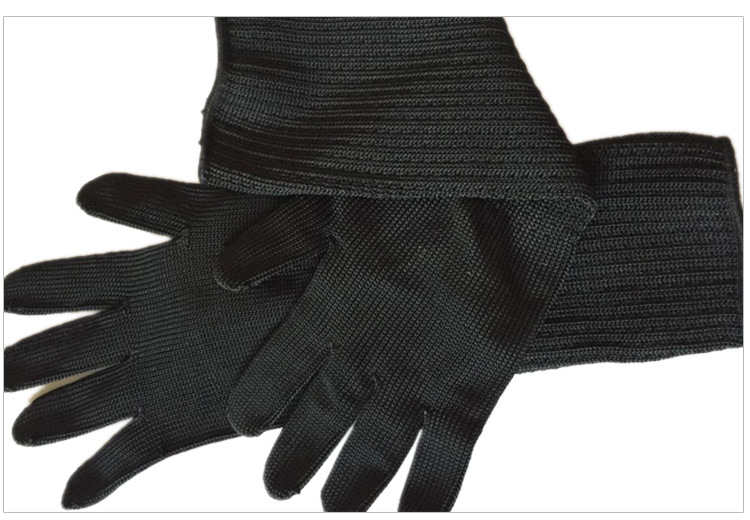 钢丝加长护臂防砍防刺防刀防身护具护腕护手护臂防割手套战术护具