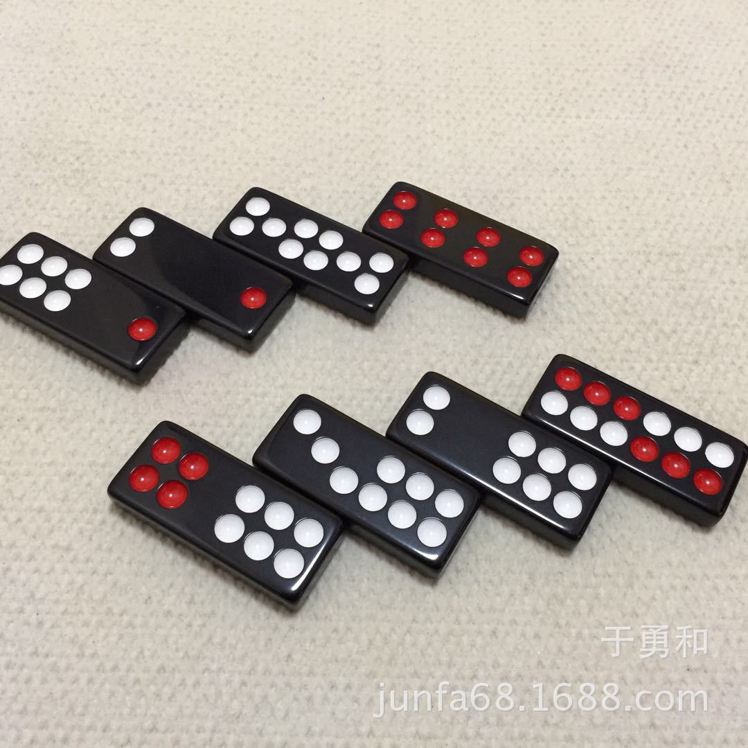 厂家大号天九 成人家用手搓推牌九顶牛广东牌九筒子牌