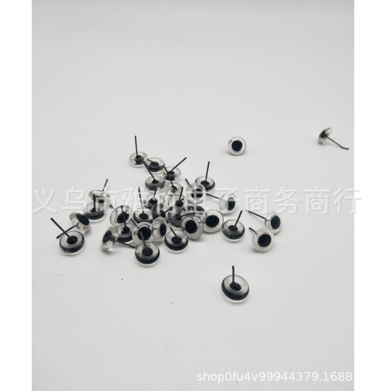 Eye Specimen Resin Eye Hot Melt Simulation Glass Eye Toy Accessories Animal Eye Band Iron Wire Wholesale