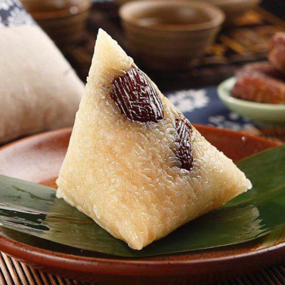 蜜枣粽 素粽子蜜枣粽子 批发散装新鲜红枣粽 两个装红枣粽批发