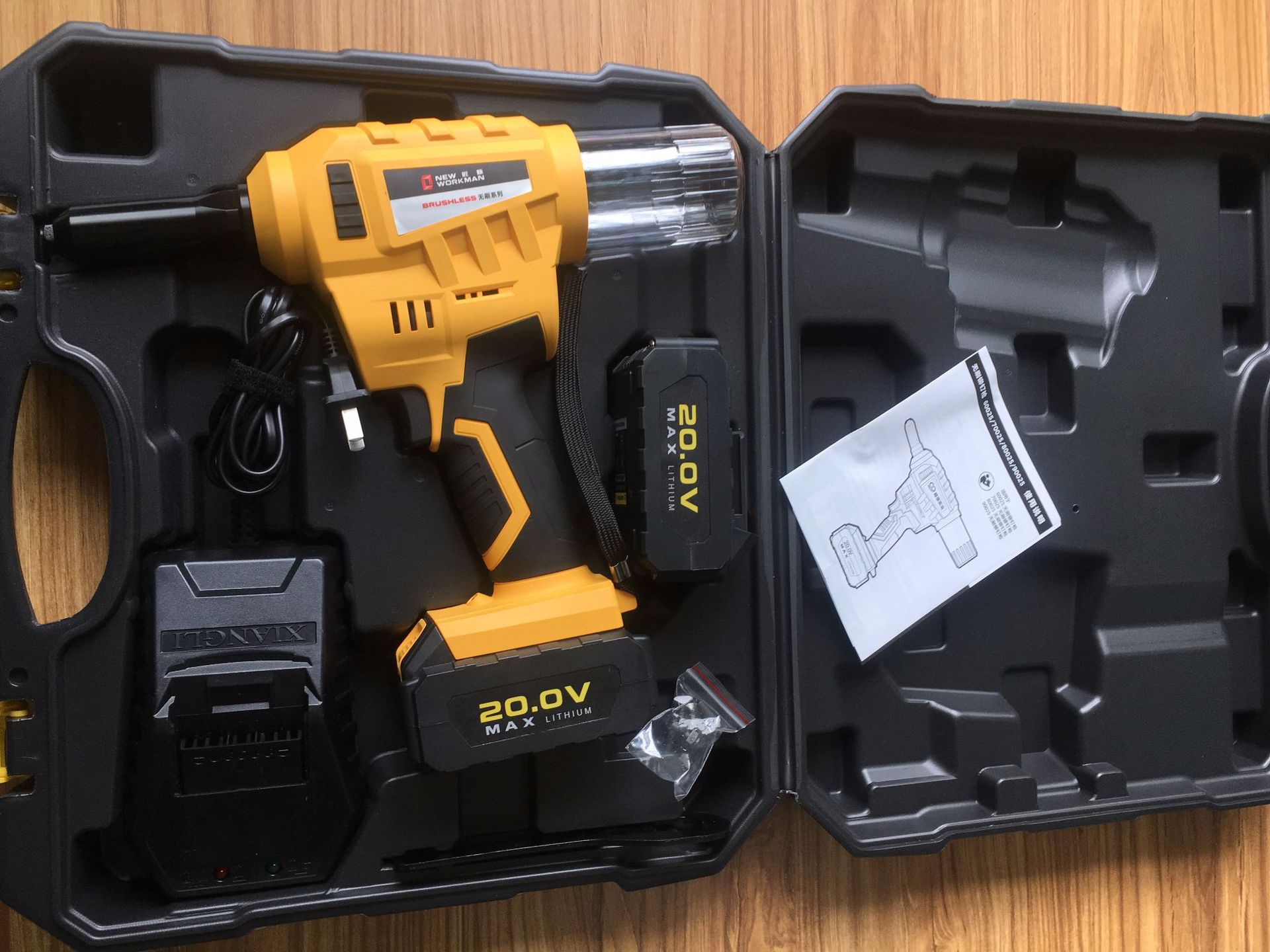 无刷铆钉枪-80025 电动铆钉枪 电动拉铆枪 充电电动工具家用