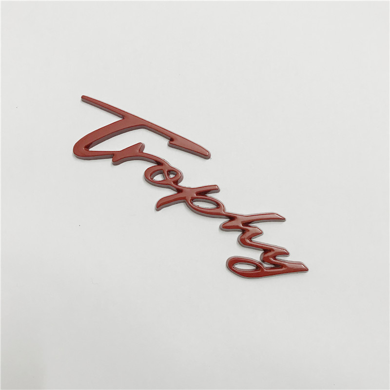 trophy 改装车标mg6个性英文车标车贴尾标金属标车身贴