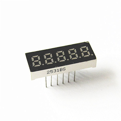 23寸5位红光数码管共阴 共阳 2531as 2531bs
