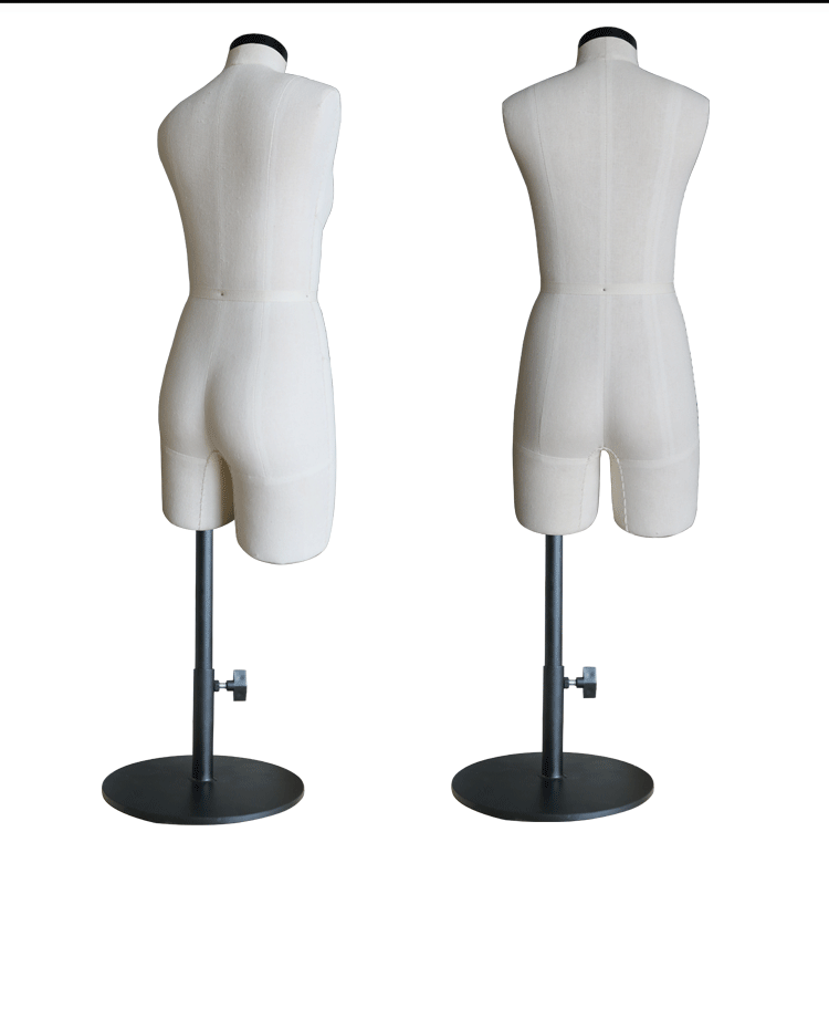 北服立体裁剪教学人台国标二分之一带腿迷你人台模特道具