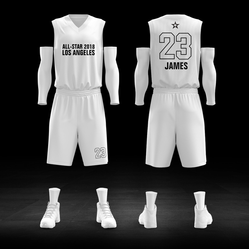 篮球服套装男2018全明星球衣定制篮球比赛队服diy透气夏团购印号