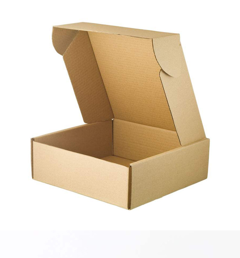 大量供应彩印logo纸盒加硬淘宝快递牛皮纸箱服装鞋子纸盒定做