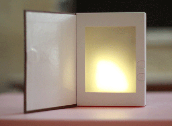 creative usb charging flame lamp new led folding book lamp magic