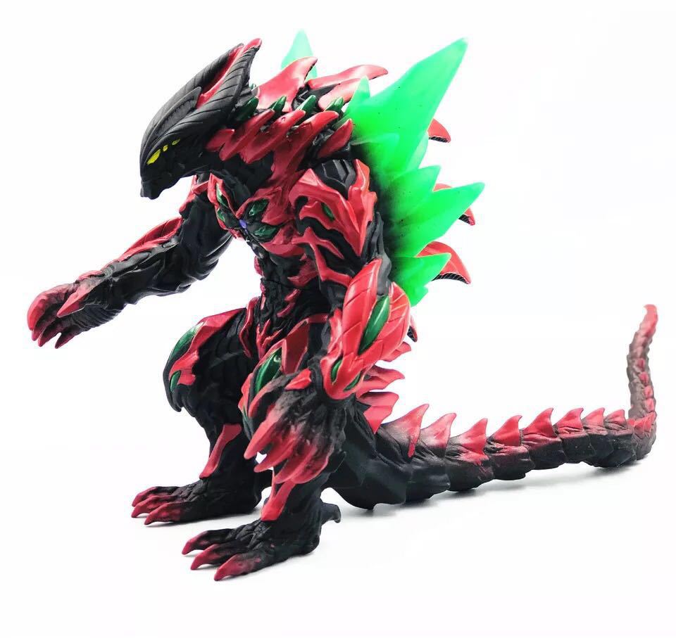 大怪兽软胶骷髅哥莫拉终极贝利亚奇美拉贝洛斯大号机器人玩具