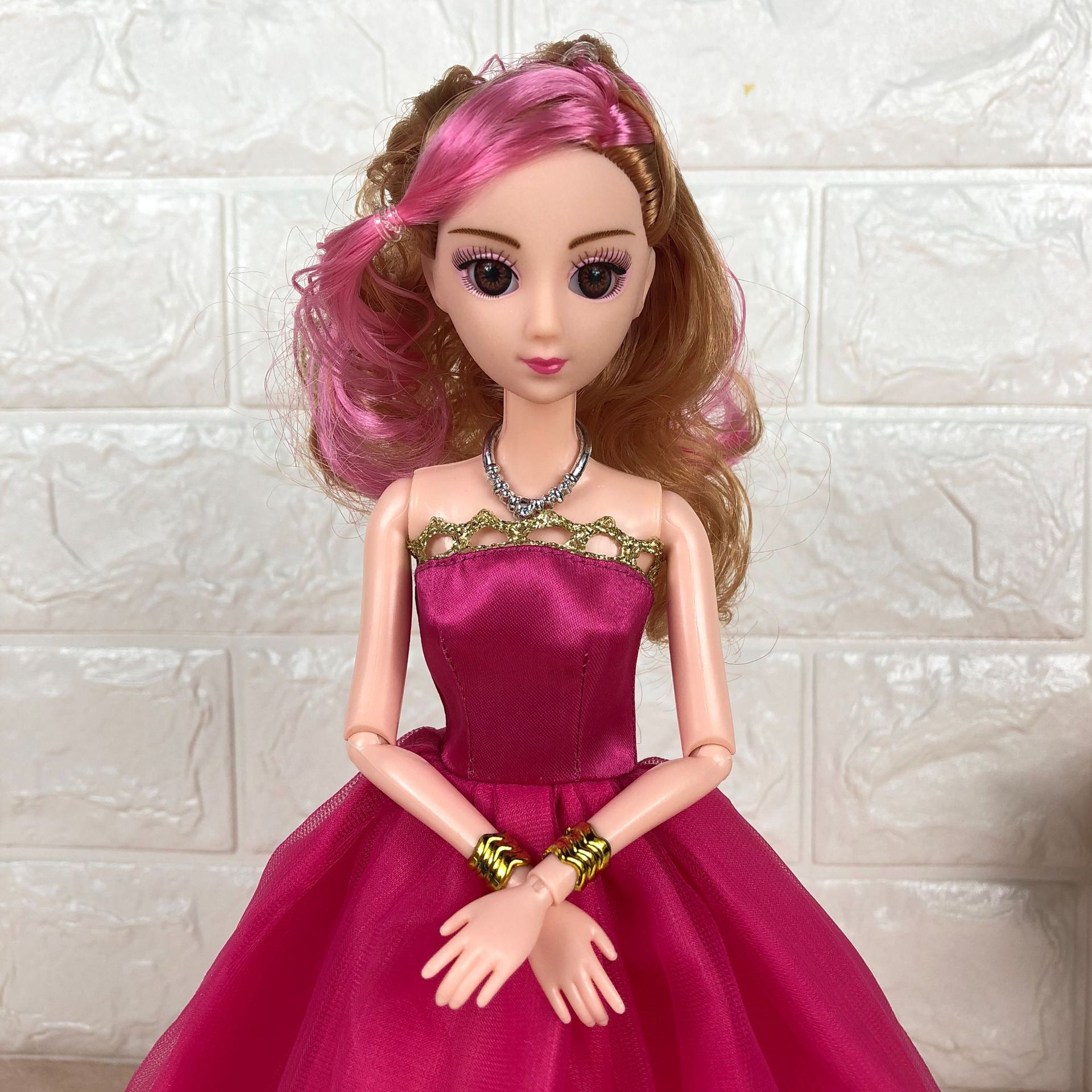 新齐婚纱娃娃洋娃娃关节娃娃过家家换装婚纱女孩玩具几十款任您挑