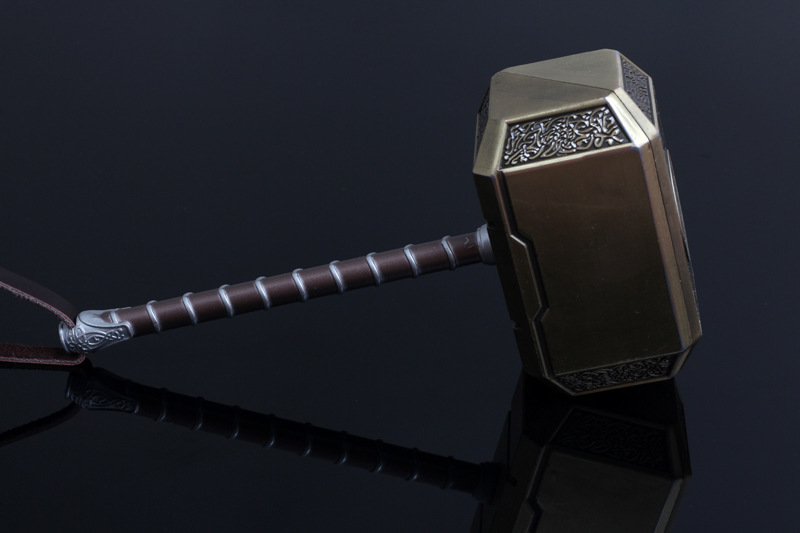 雷神复仇者雷神之锤托尔thor武器模型大号小号合金雷神锤子道具