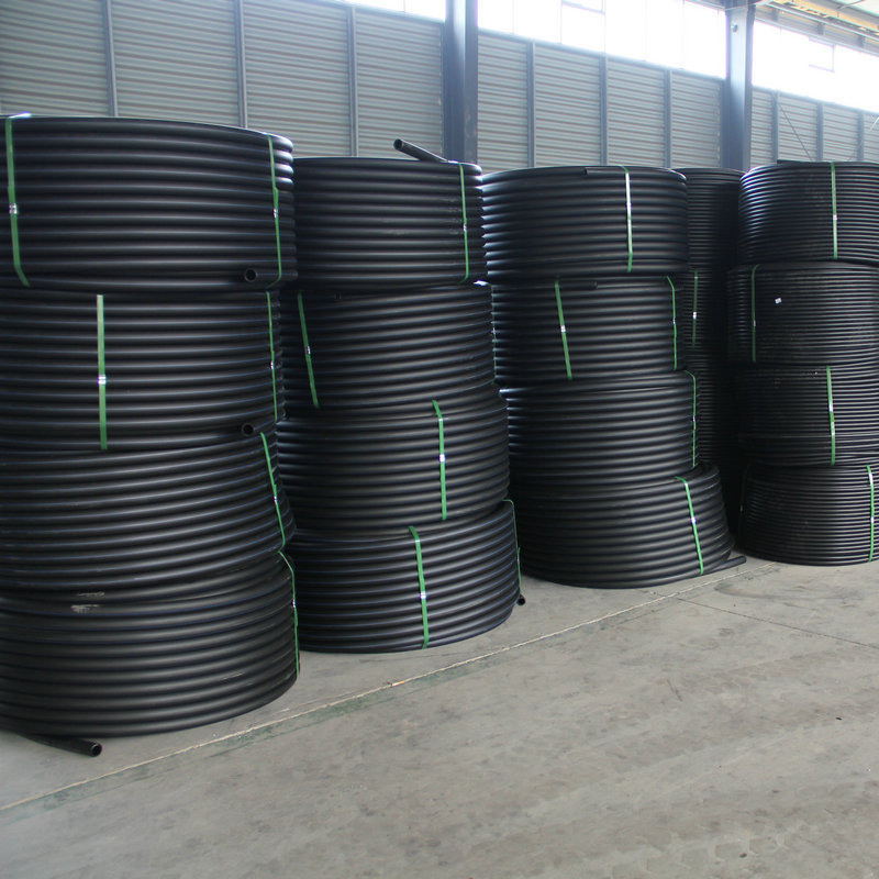 hdpe100给水管hdpe盘管排水花管垃圾填埋pe花管批发