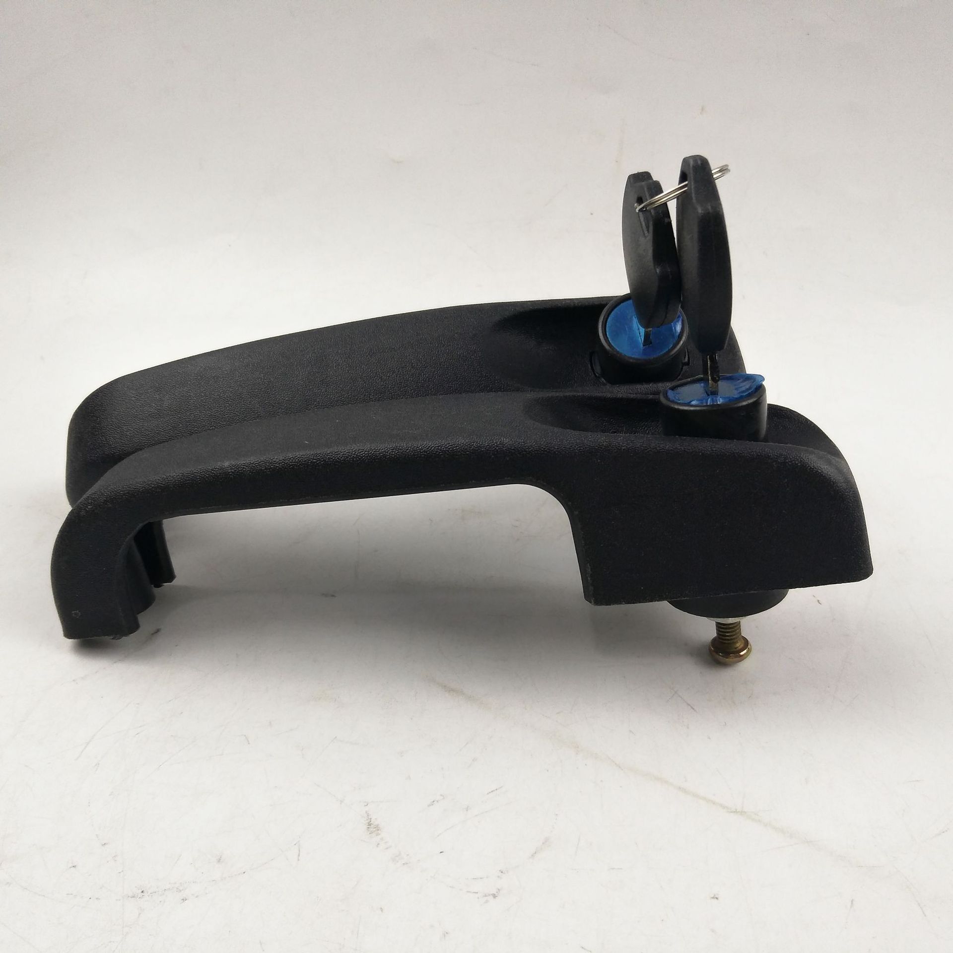 电动三轮车棚车两开门门把手黑色车门锁把手