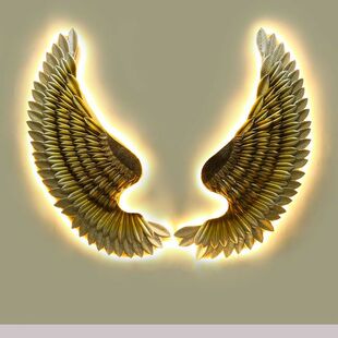 复古铁艺天使的翅膀创意风家居墙壁装饰咖啡厅酒吧壁挂办公室挂饰
