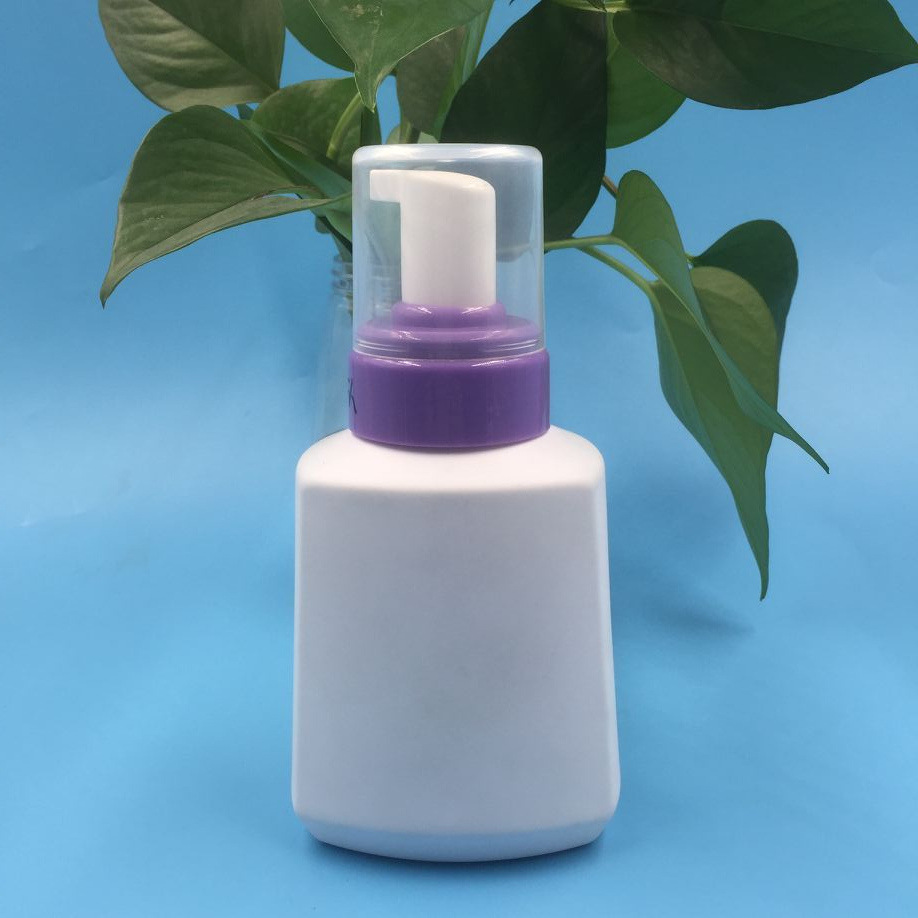 300ml方型磨砂洁面泡泡瓶婴儿洗发沐浴露塑料瓶免洗消毒洗手液瓶