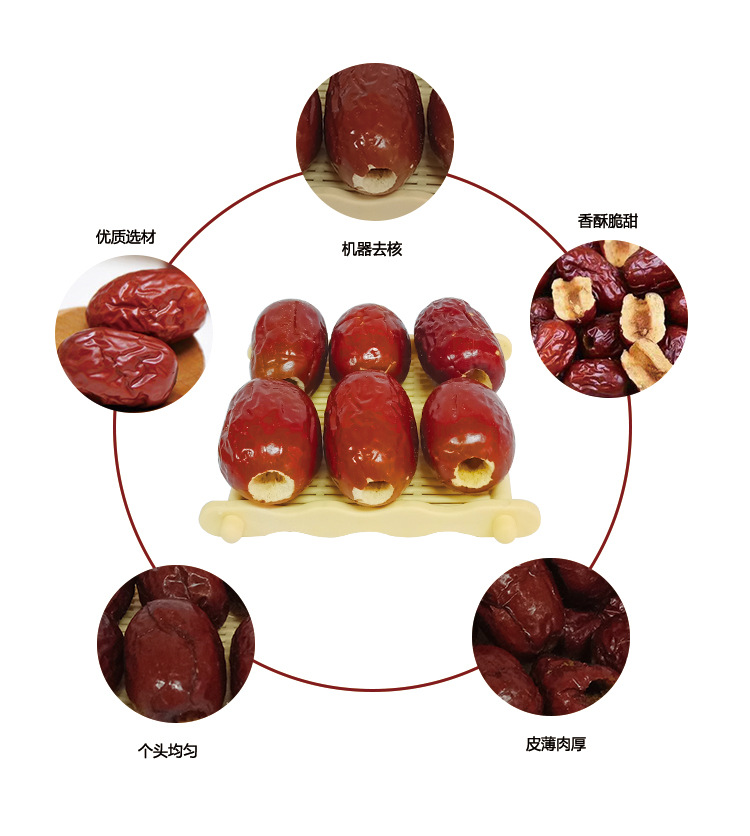 批发冻干红枣小包装无标有标即食冻干脆枣非油炸健康食品一件代发