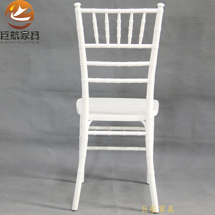 【jh-w150】出口木制竹节椅 婚庆酒店椅 白色木制竹节椅