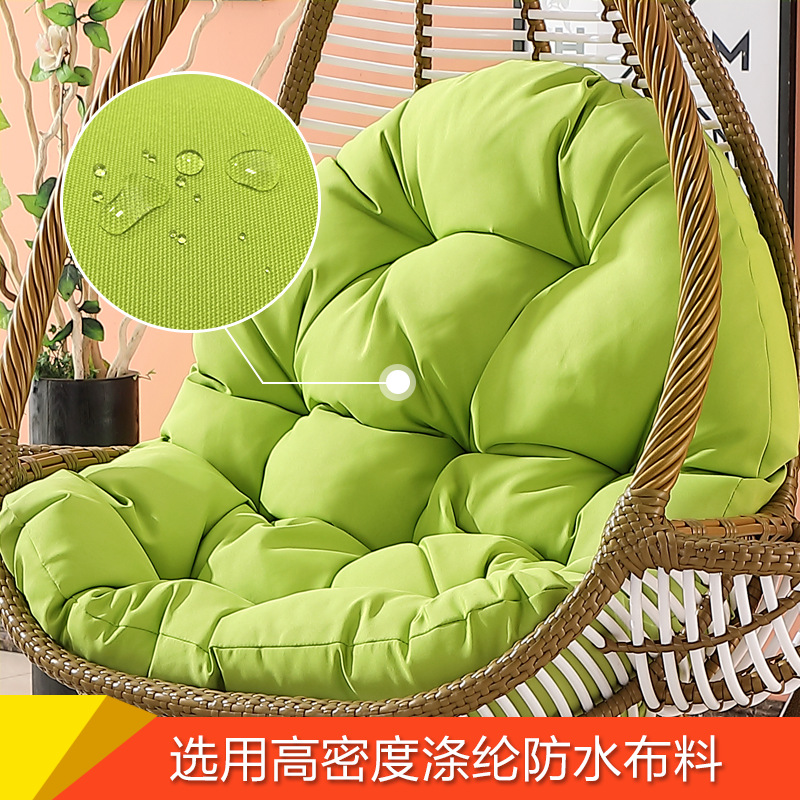 Hanging Basket Cushion Thickened plus-Sized Swing Cushion Single Sofa Cushion Home Glider Cloth Cushion Indoor and Outdoor Cradle Chair Cushion