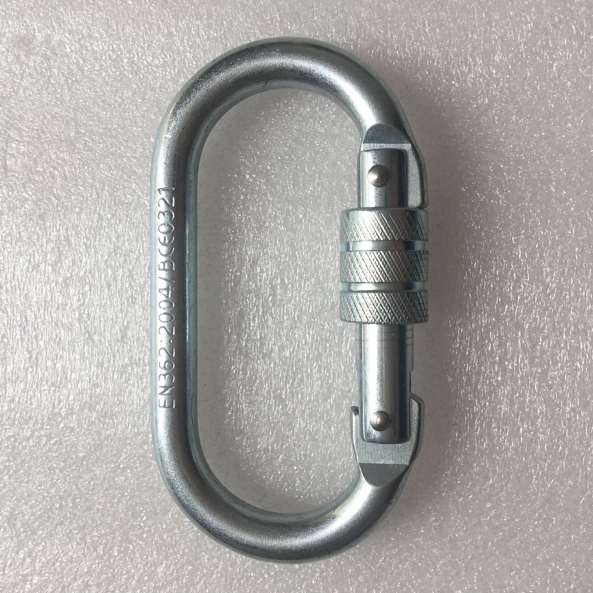 瑜伽吊床o型安全挂钩锁扣 户外攀岩主锁大登山扣 保险扣钢质镀锌