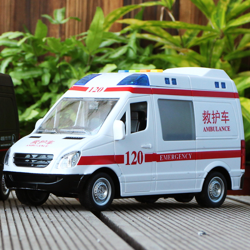 仿真会讲故事的救护车惯性地铁批发玩具灯光音乐儿童早教玩具