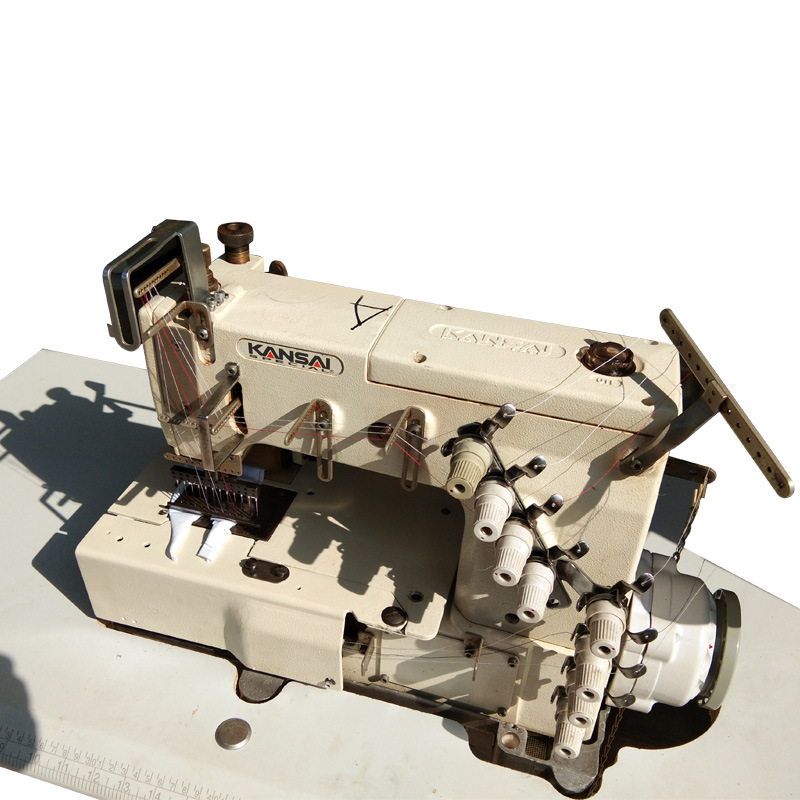 工业缝纫机二手关西森本橡筋车 多针机1412p 橡筋车缝纫机