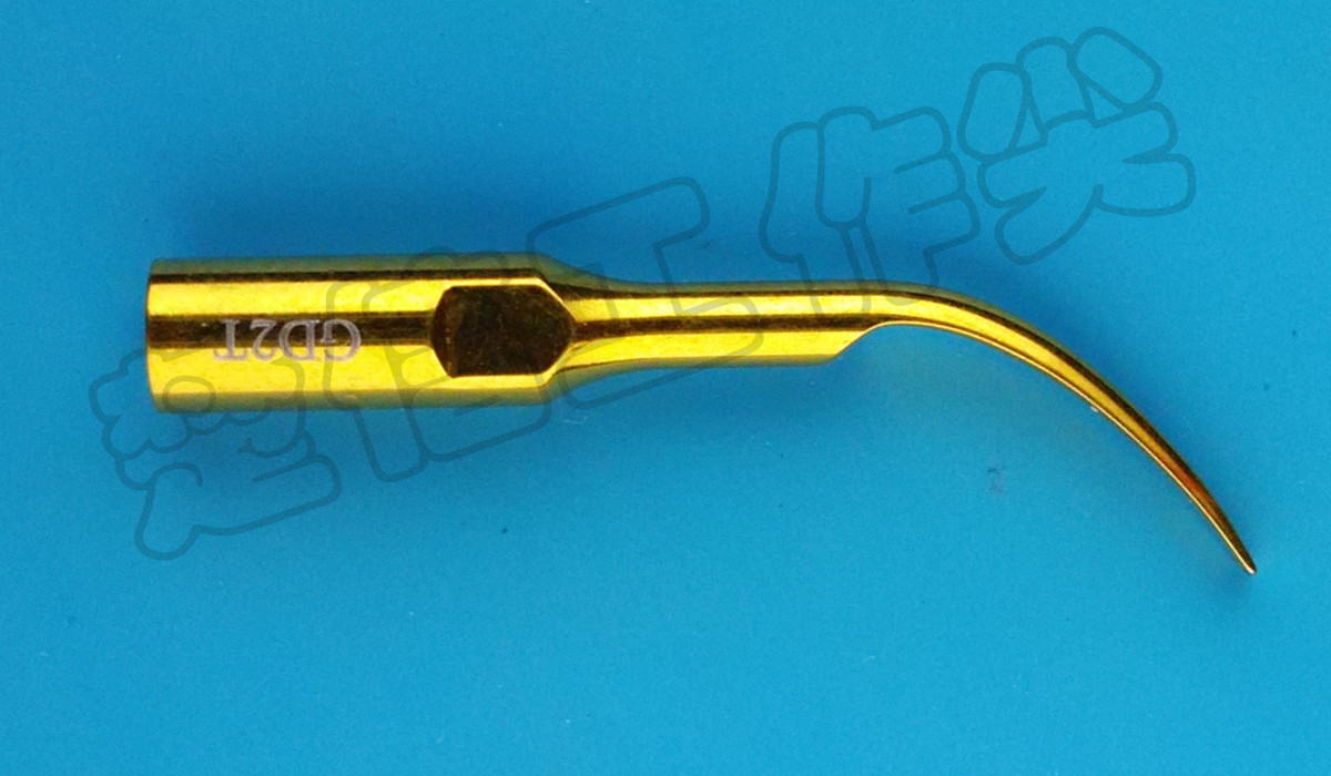 超声波洁牙机金色工作尖 刀头 洁牙针gd2t 配dte 赛特力 satelec