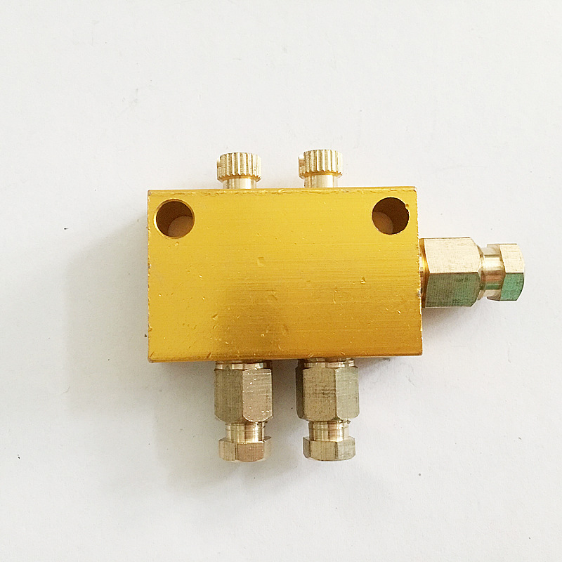 供应2位可调试油排 2位油分配器