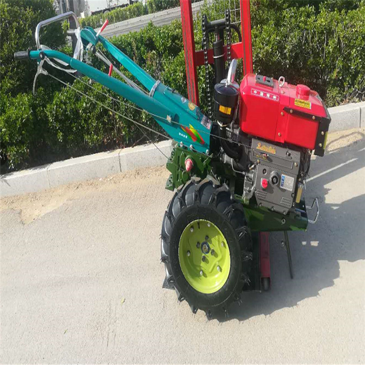小型开沟机 耐用手扶式开沟培土机 小型电启动手扶拖拉机
