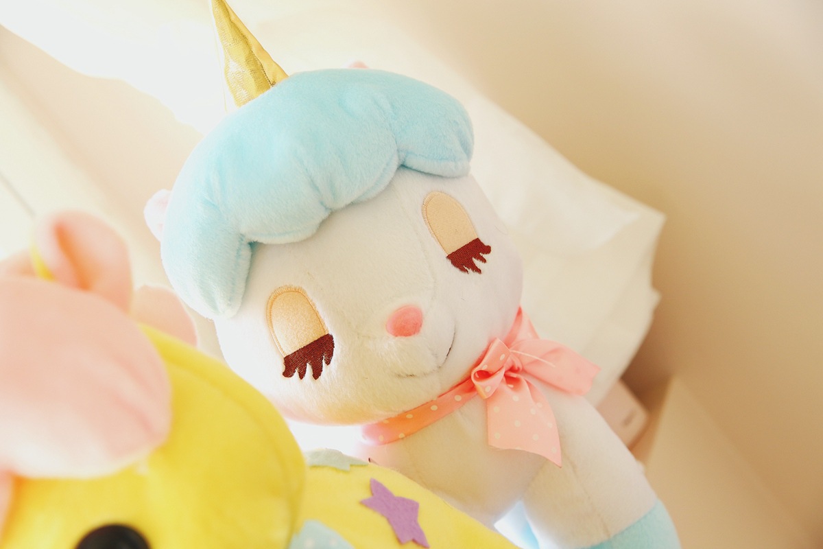 批发ins风梦幻少女系独角兽毛绒玩具公仔玩偶波比熊独角兽玩具