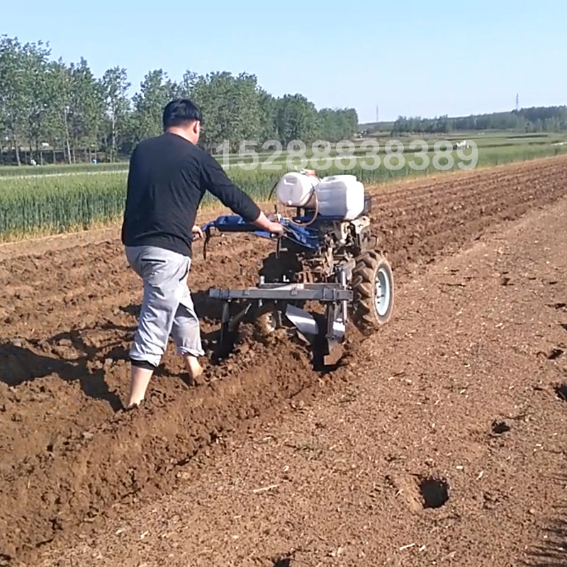 手扶拖拉机旋耕起垄机开沟起垄犁土豆花生蔬菜单行起垄种植农机具