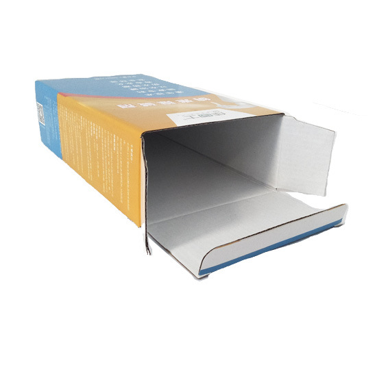 彩色e瓦楞复亮膜产品包装扣底锁底盒厂家定做