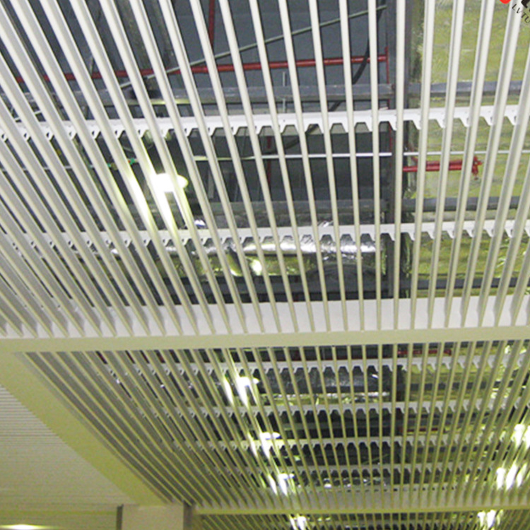 佛山厂家定制25宽100高水滴形挂片天花大面积吊顶铝天花挂片