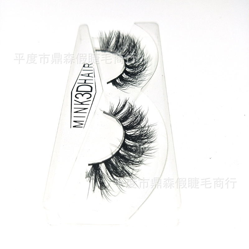 Dingsen False Eyelashes Factory Wholesale 3D Mink Eyelashes Quality Popular Models Can Be Customized Logo Eyelash