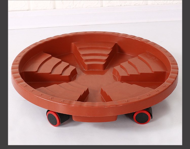 轮式花盆托盘,简称轮托,万向轮托,轮托盘.