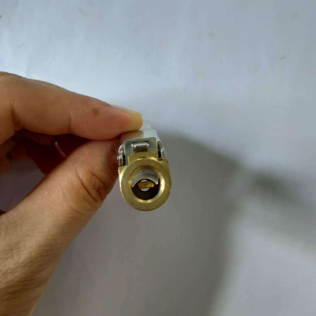 车载充气泵美式螺纹气嘴转接头汽车打气泵配件快速转换头夹式气嘴