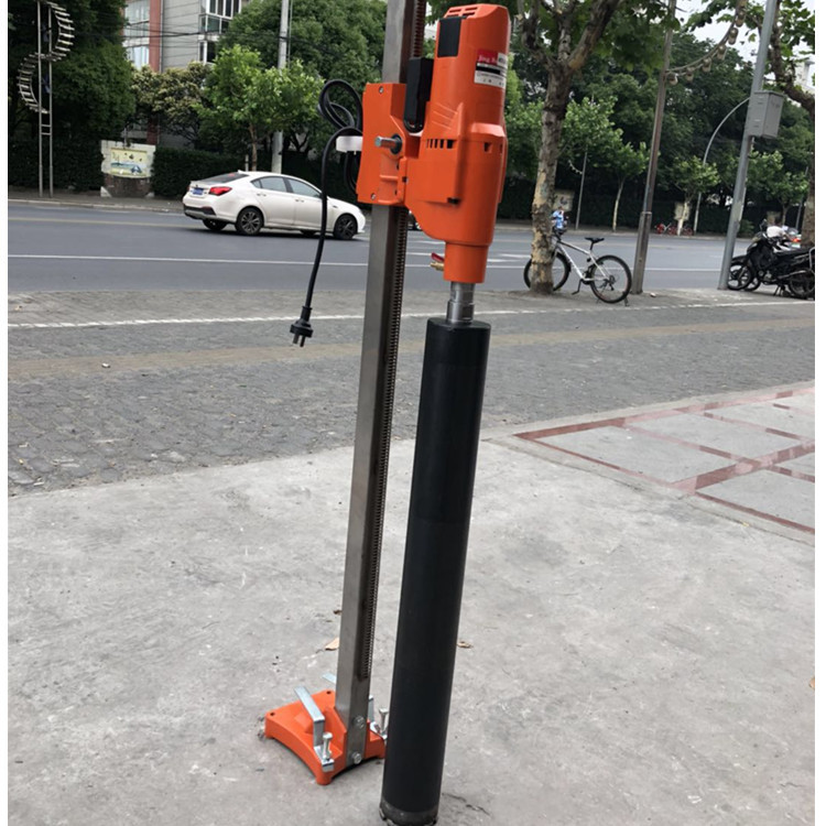 混凝土钻孔取芯机手持式钻孔取芯机hz-125混凝土水钻机生产厂家