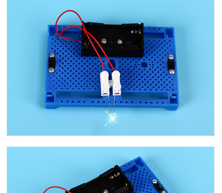 科技小制作学生科学实验diy发明楼道双控灯科教玩具批发厂家直销