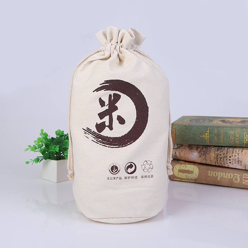 新款米袋小米袋子大米布袋5斤装10斤装米袋子大米包装袋