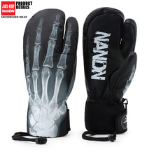 NANDN南恩 冬季滑雪手套可触屏加厚加绒保暖防水登山骑行滑雪手套