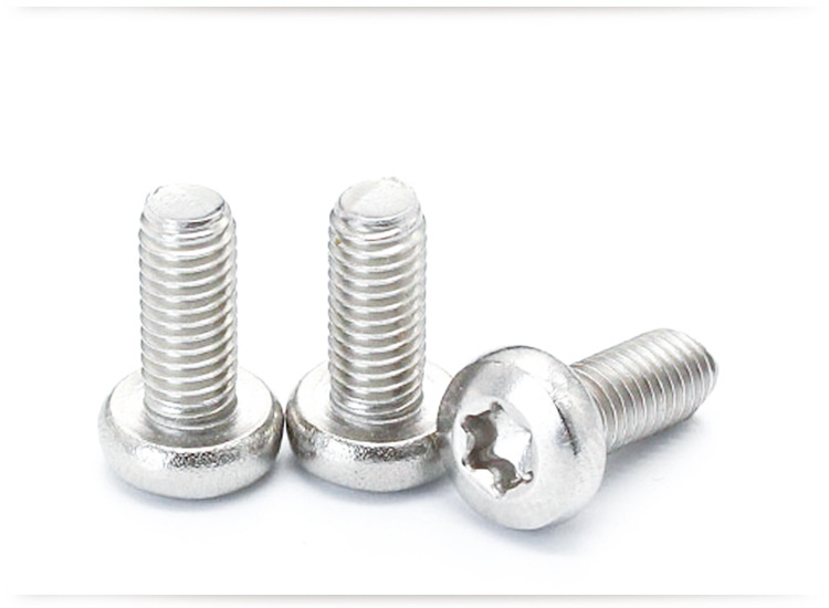 304不锈钢gb2672 梅花槽盘头机螺丝钉花型防盗螺丝m2 2.5--6 8 10