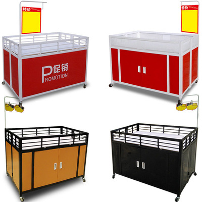 超市促销车甩货车超市促销花车货架特价车促销台展示架折叠售货车