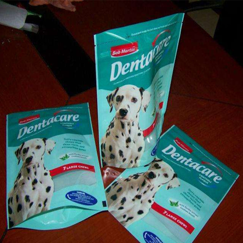 宠物食品袋 狗粮袋 猫粮龟粮包装袋 宠物四边封自立拉链袋
