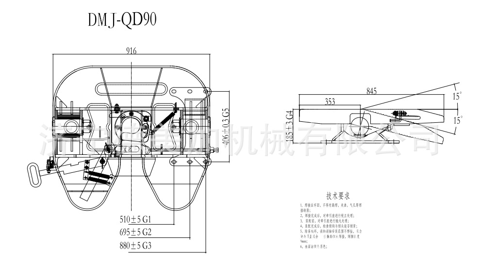 厂家专业生产 半挂车牵引座 半挂车身配件 鞍座 半挂车牵引配件