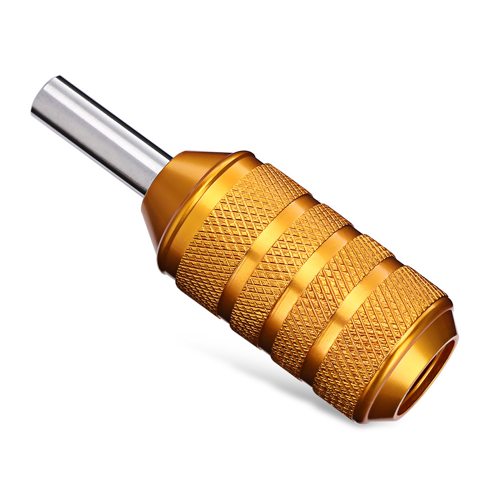 纹身机配件纹身25mm手柄铝合金滚花手柄厂家直销