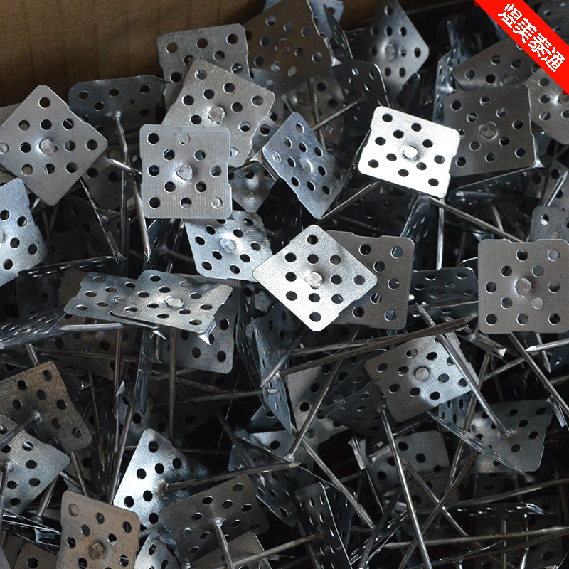 现货供应铝制保温钉挂片金属保温建筑外墙施工保温锚固钉锚固件