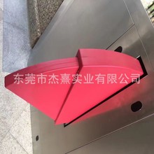深圳厂家订制自结皮地铁门翼 PU地铁门挡板 高密度聚氨酯