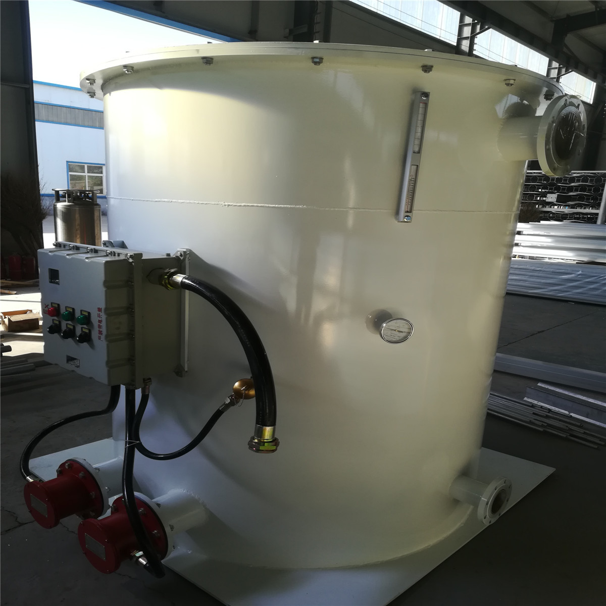 厂家直销水浴式汽化器 蒸气循环热式汽化器 电加热汽化器