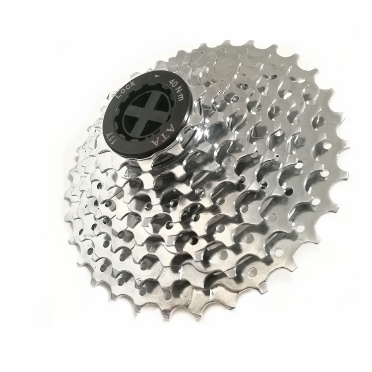 ata康迪8速旋式飞轮山地车24速螺旋式飞轮8层多片定位手拧飞轮