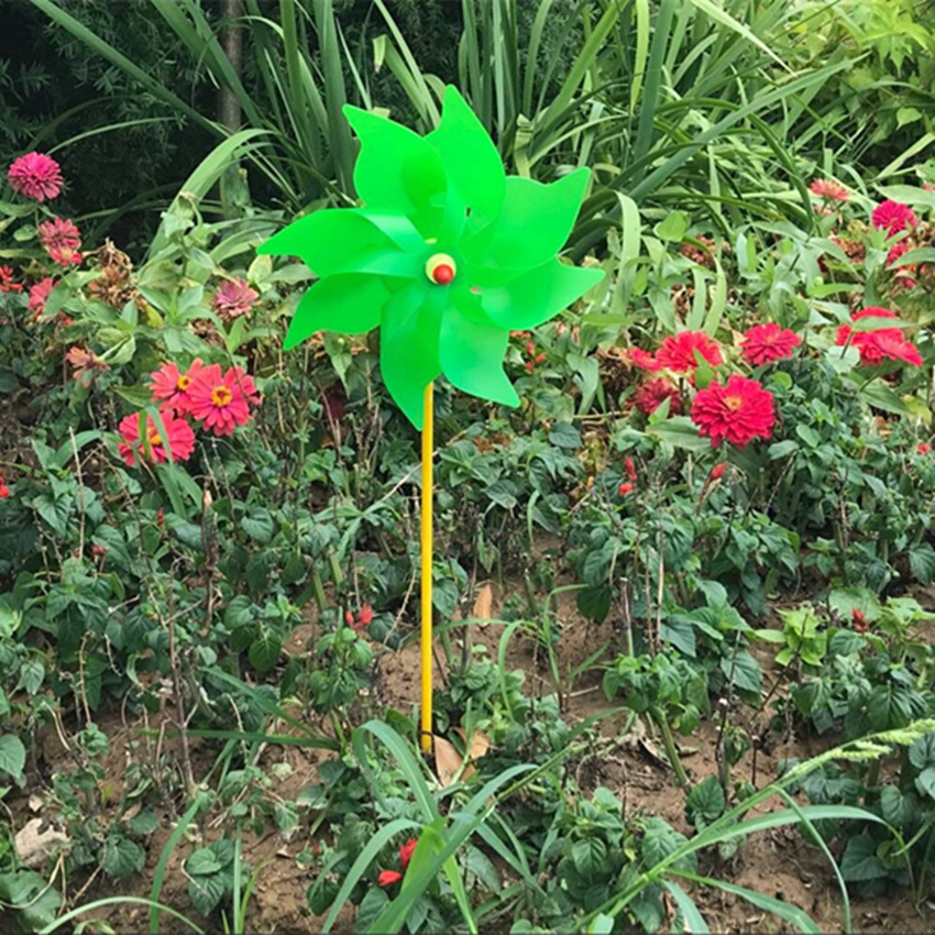 八叶风车批发儿童玩具diy小风车礼品广告节日幼儿园装饰四角风车