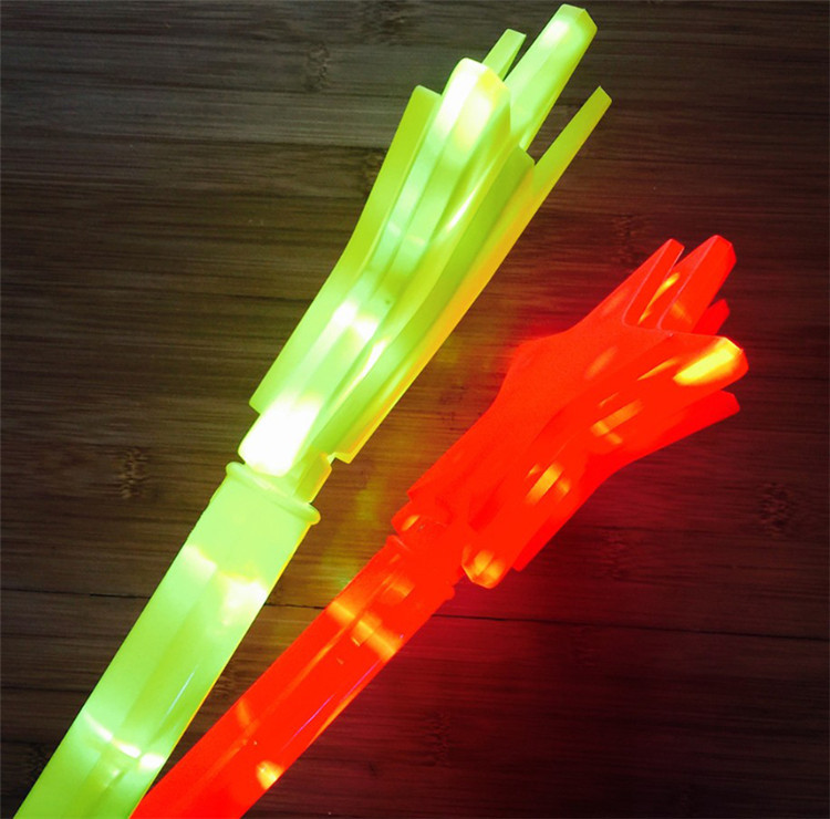 批发圣诞节五角星荧光棒元旦晚会手持发光棒礼品儿童魔法闪光玩具